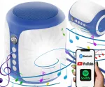 Juhtmevaba Bluetooth k&otilde;lar LED-lambiga ja v&auml;rvilise valgustusega
