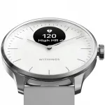 Nutikell Withings Scanwatch Light, 37 mm, valgest terasest, pulsim&otilde;&otilde;tjaga