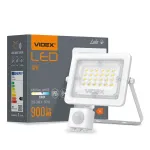 LED prožektor liikumisanduriga VIDEX 900lm 10W IP65 IK07