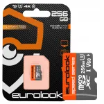 EUROLOOK Class 10 256 GB V30 microSD m&auml;lukaart WiFi kaameratele