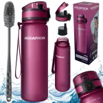 Vee filter pudel AQUAPHOR CITY 0,5 l burgundy koos hambaharjaga