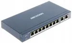 PoE v&otilde;rgul&uuml;liti Hikvision kaameratele, 8 PoE, 10 porti, 1GB, DS-3E0310P-E/M