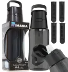 Dafi Solid 0,5 l mustade pudelite komplekt 4 filtriga