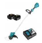 Juhtmevaba trimmer Makita DUR189RFE, 18V, BL mootor, 2 x 3,0 Ah akut