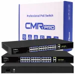 V&otilde;rgul&uuml;liti 24x PoE, 2x uplink, 2x SFP, Watchdog, AI, 380W
