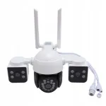 Juhtmevaba turvakaamera, kolme objektiiviga, 6MP HD, 360&deg; AI