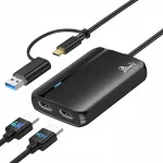USB-C USB-A adapter Lionwei UC5901, 2x HDMI, 4K