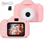 Laste digitaalne kaamera 12MP, 32GB, 1080P, muusikum&auml;ngudega