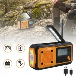 Raadio p&auml;ikesepatarei ja 4000mAh akuga, powerbank funktsiooniga