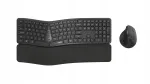 Juhtmevaba ergonoomiline klaviatuuri ja hiire komplekt Rapoo 8810ME, 2,4 GHz
