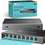TP-LINK v&otilde;rgul&uuml;liti, 8 porti, gigabit, juhitav