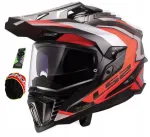 Motorratturi kiiver LS2 MX701 Explorer C Frontier II, oranž, XXL