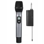Juhtmevaba karaokemikrofon 6,3 mm mono vastuv&otilde;tjaga