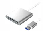 USB 3.0 kaardilugeja BRAINZAP, alumiinium