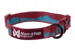 Non-Stop Dogwear Trail Quest M koera kaelarihm, 30&ndash;50 cm, t&uuml;rkiissinine ja burgundia v&auml;rv