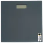 Elektroonilised vannitoa kaalud LCD, klaasist, hallid, 180 kg, 2 patareiga