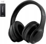 Juhtmevabad ANC BT 5.3 k&otilde;rvaklapid 3-pistiku saatjaga (USB/RCA/AUX)