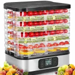 TermHoff 400W toidu kuivati temperatuuri reguleerimise ja ajastiga