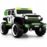 Laste akutoitega maastur JEEP 4x4, 4x100W, EVA rehvid, LED tuled, MP3