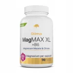 Toidulisand OLIMP MagMAX XL + B6, 90 kapslit, magneesium (tsitraat, malaat), vitamiin B6