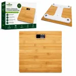 Elektroonilised bambusest vannitoa kaalud LCD-ekraaniga, kuni 180 kg