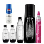 SodaStream Terra must veegasiseade, 3 pudelit, Pepsi, CO2 gaasikapsel