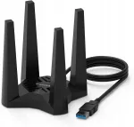 Traadita v&otilde;rgukaart WAVLINK AC1900 USB, kahe sagedusega, kuni 1900 Mbps