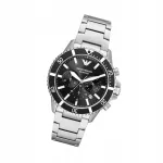 Meeste k&auml;ekell Emporio Armani AR11360 Diver Chronograph karbiga