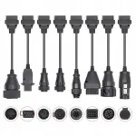 8 tk OBD2 adapterite komplekt MAN Scania Volvo Iveco veoautodele