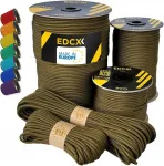 Paracord nailon, 4 mm, 550 lb, 10&ndash;300 m, erinevad v&auml;rvid