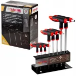SCHMITH HEX mutriv&otilde;tmete komplekt, H2&ndash;H10, T-t&uuml;&uuml;pi, 8 tk, SQKI-1