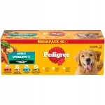 PEDIGREE koerakonservid k&ouml;&ouml;giviljadega kastmes, 40 x 85 g
