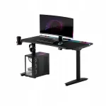 Elektriliselt reguleeritav m&auml;ngulaud DIABLO X-FORGE 140 cm, must