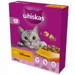 WHISKAS kuivtoit kassidele kanaga, t&auml;iskasvanutele, 800 g
