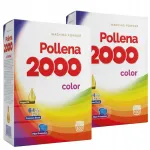 Pesupulber POLLENA 2000 v&auml;rvilistele, 2 x 5,5 kg, 100 pesukorda