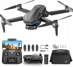 DEERC D65 juhtmevaba droon 4K kaamera ja GPS-iga