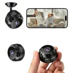 Sisekasutuse kaamera 1080P HD, &ouml;&ouml;n&auml;gemise, Bluetoothi, liikumisanduri ja rakendusega juhtimine