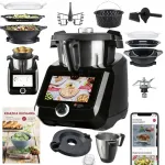 K&ouml;&ouml;gikombain Lidlomix Monsieur Cuisine Smart Black C1 WiFi 1200 W 4,5 l