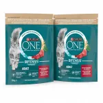 Kuiv kassitoit PURINA ONE Adult vasikalihaga, 2 x 750 g