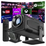 LED Wi-Fi projektor Bluetooth HD 720p 300 ANSI, reguleeritav ja p&ouml;&ouml;ratav