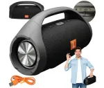 Jalusele kantav Boombox XXXL Bluetoothi helik&otilde;lar, 50 W, IPX5, powerbank, USB, SD, AUX, 8-tunnise t&ouml;&ouml;ajaga
