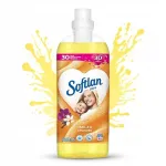 Tekstiilipehmendaja Softlan Ultra, vanilje- ja orhideel&otilde;hnaga, 1 l, kollane