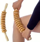 Puidust 43 cm massaažirull vahtrapuidust, k&auml;sitsi lihasfastsiale