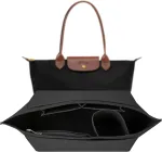 K&auml;ekoti organiseerija LONGCHAMP Le Pliage, must, suurus M