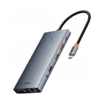 Multifunktsionaalne HUB Baseus PortalJoy 13in1, USB-C, HDMI, DP, VGA, USB-A, PD, RJ45, SD, TF, AUX, hall
