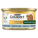 Gourmet Gold m&auml;rg kassitoit merekalaga, 85 g
