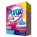 Pesupulber PUROX COLOR v&auml;rvilistele ja heledatele riietele, 490 g
