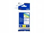 Etiketipael Brother TZE-253, 24 mm, sinine valgel taustal
