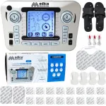 XXL TENS EMS lihaste elektro-stimulaator elektrodide ja patareidega