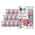 John Dog Good Form niiske koeratoit j&auml;neseliha, 12 x 400 g